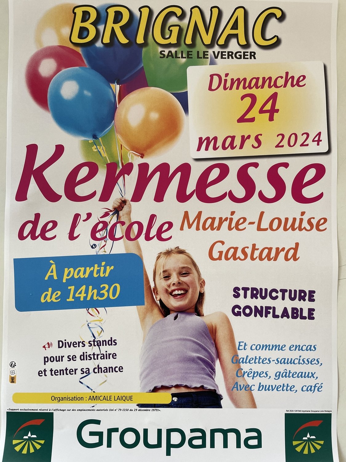 KERMESSE DE l'ECOLE MARIE-LOUISE GASTARD